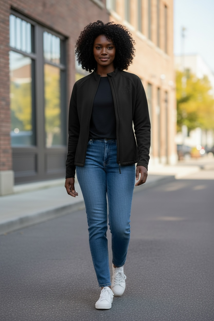 DST Monochrome Yoga Jacket