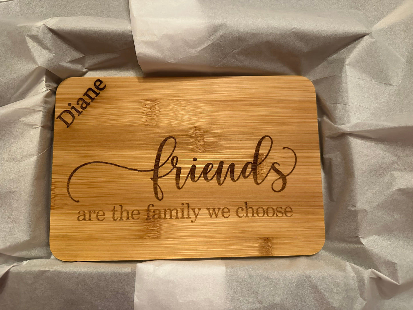 Custom Cutting Board and Kitchen Towel Set with Utensil