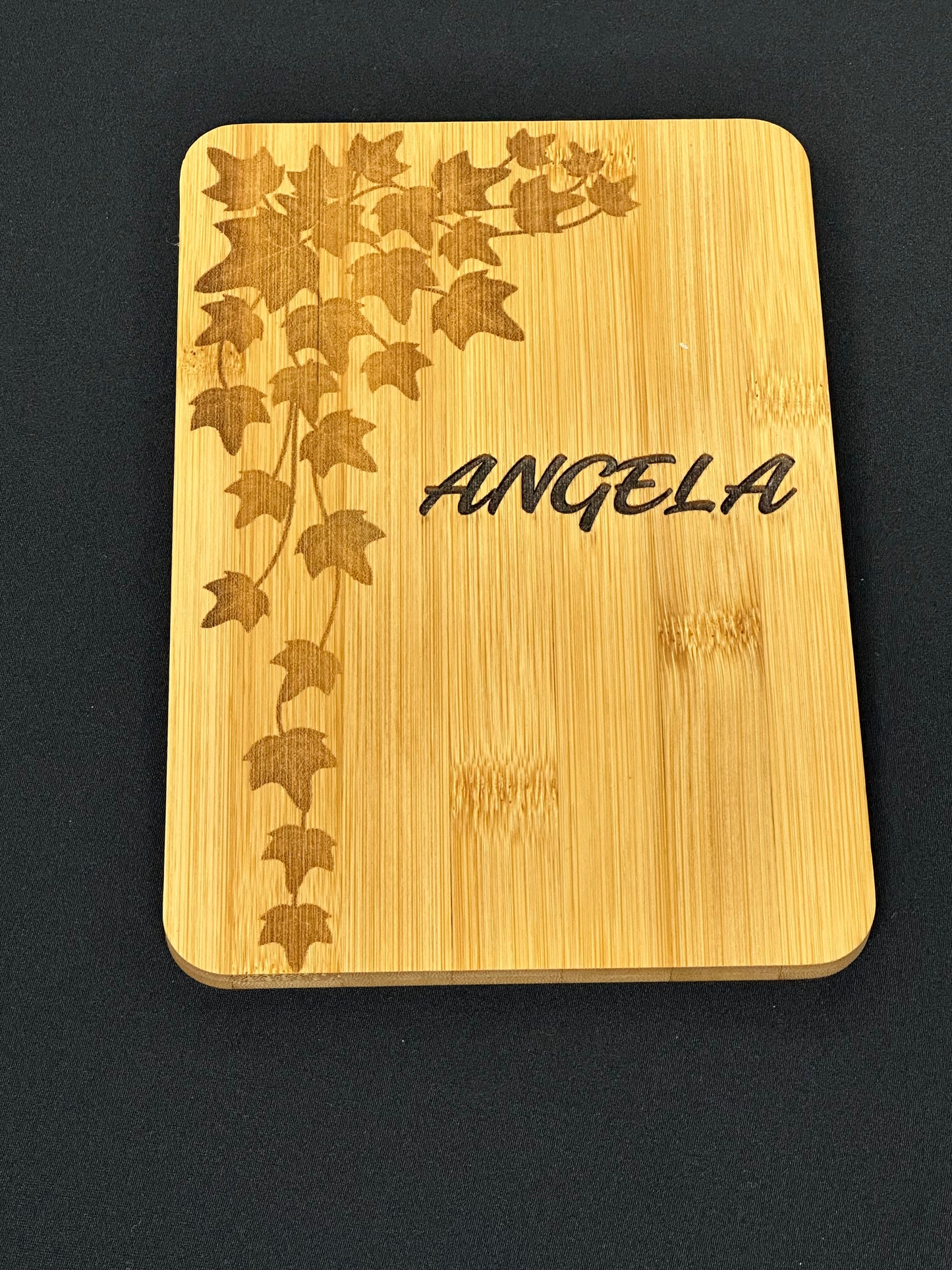 Custom Cutting Board and Kitchen Towel Set with Utensil