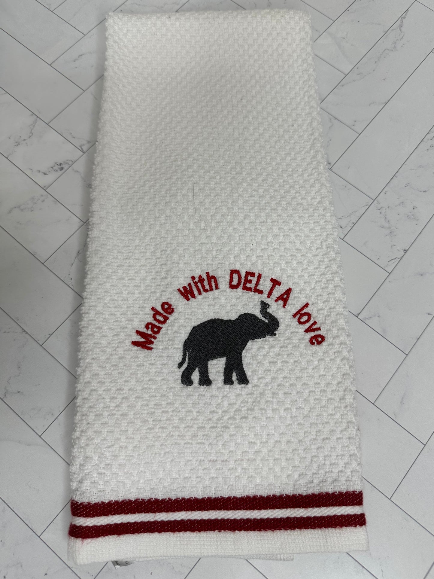 Trunk Full of Love: The Elephant Heart Cutting Board and Kitchen Towel Set