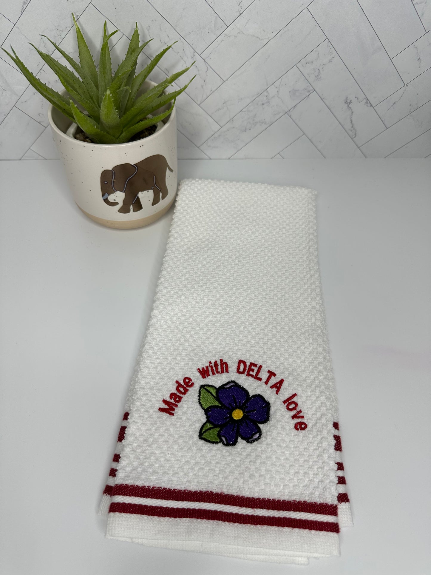 Trunk Full of Love: The Elephant Heart Cutting Board and Kitchen Towel Set