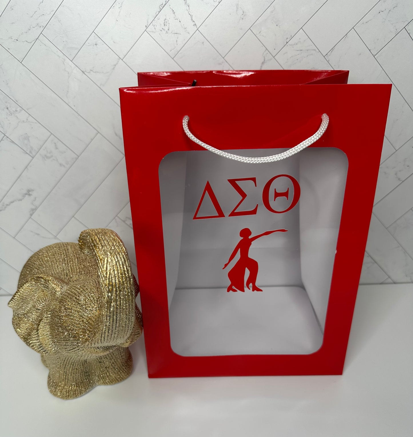 Crossing Gift Bundle - Delta with Lady of Fortitude, Lanyard, & Gift Bag