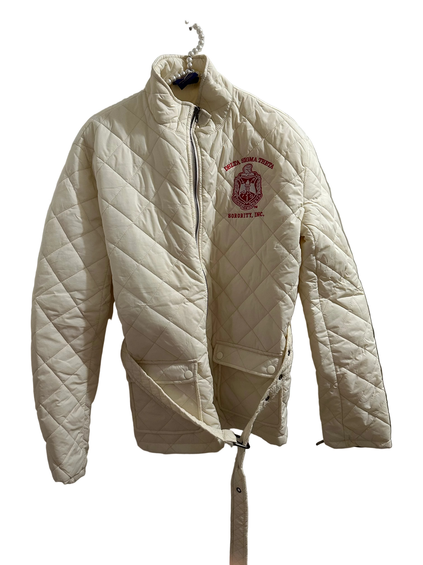 DST Quilted Riding Jacket with Belt