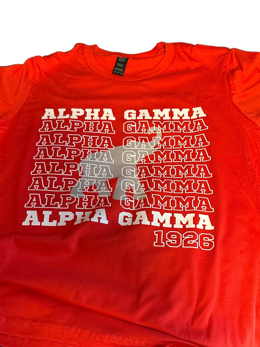 Alpha Gamma 1926 Ladies T-Shirt