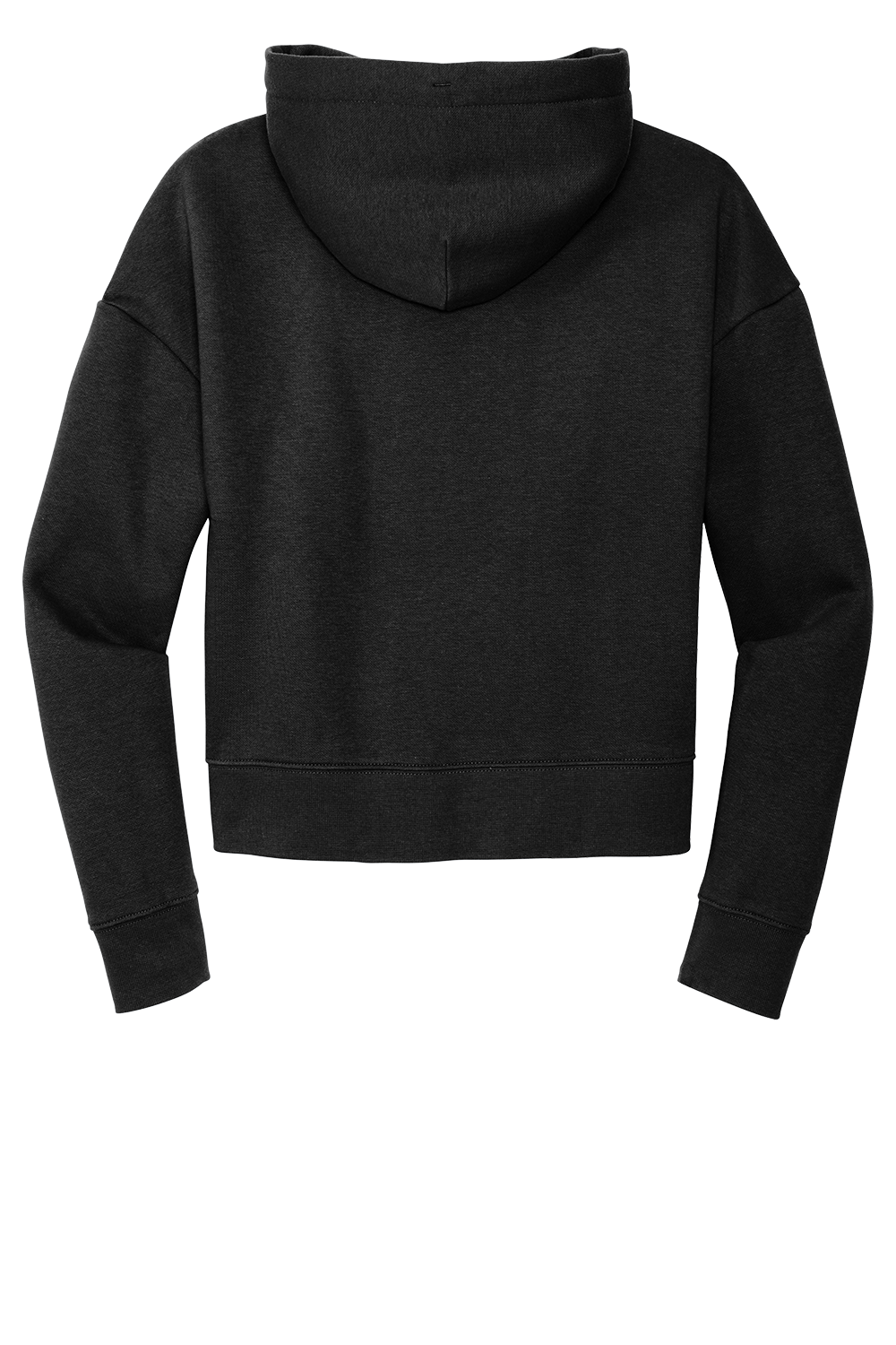 DST Ladies Modest Crop Monochrome Embroidered Hoodie