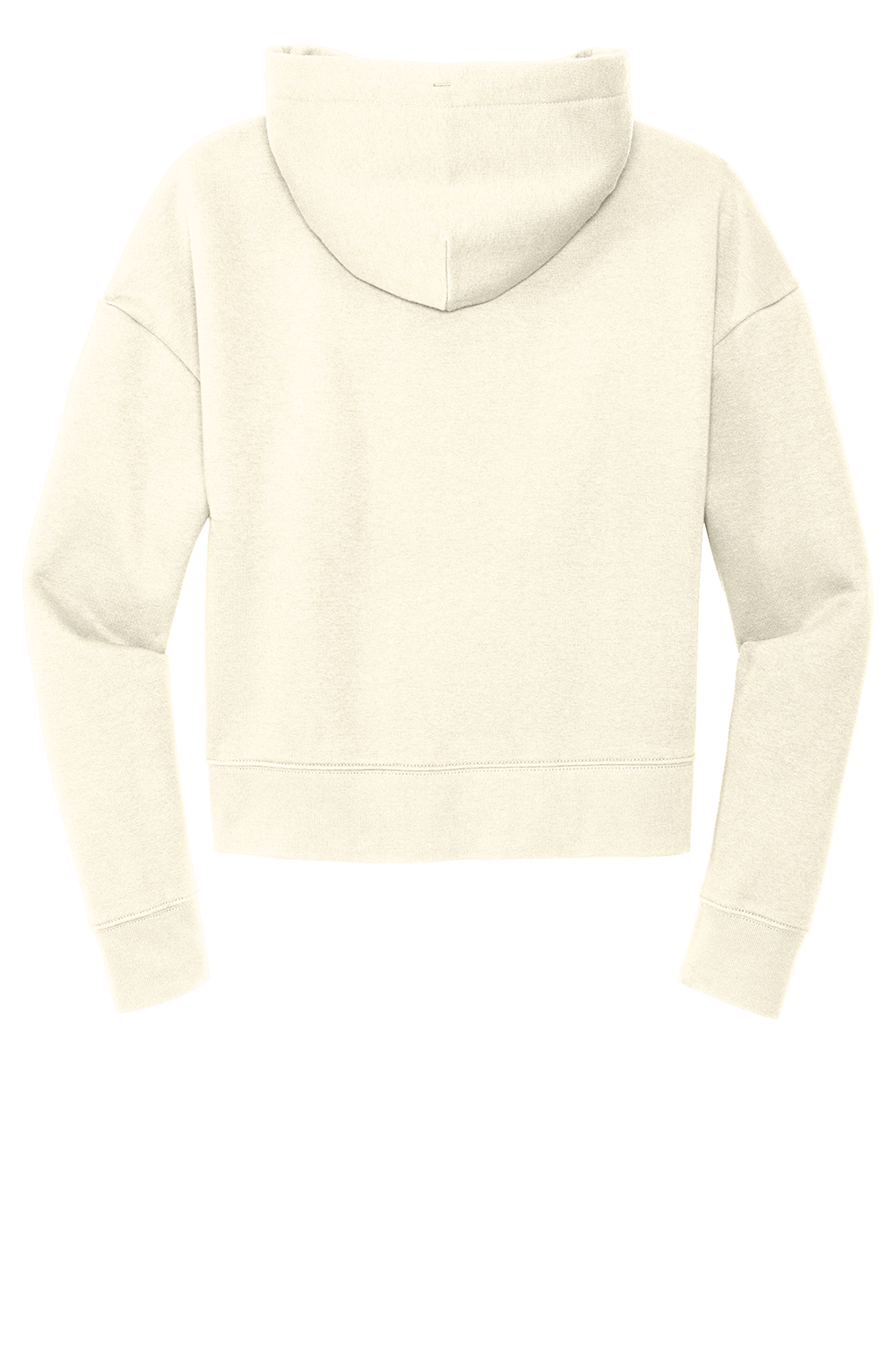 DST Ladies Modest Crop Monochrome Embroidered Hoodie