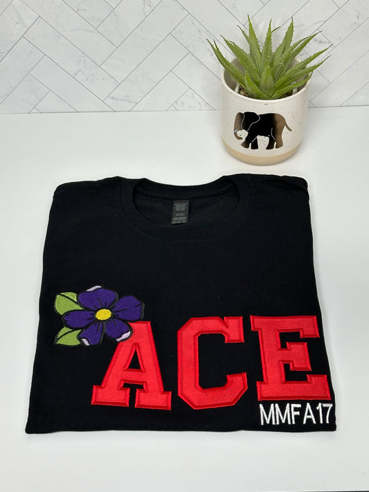 Ace with Violet T-shirt