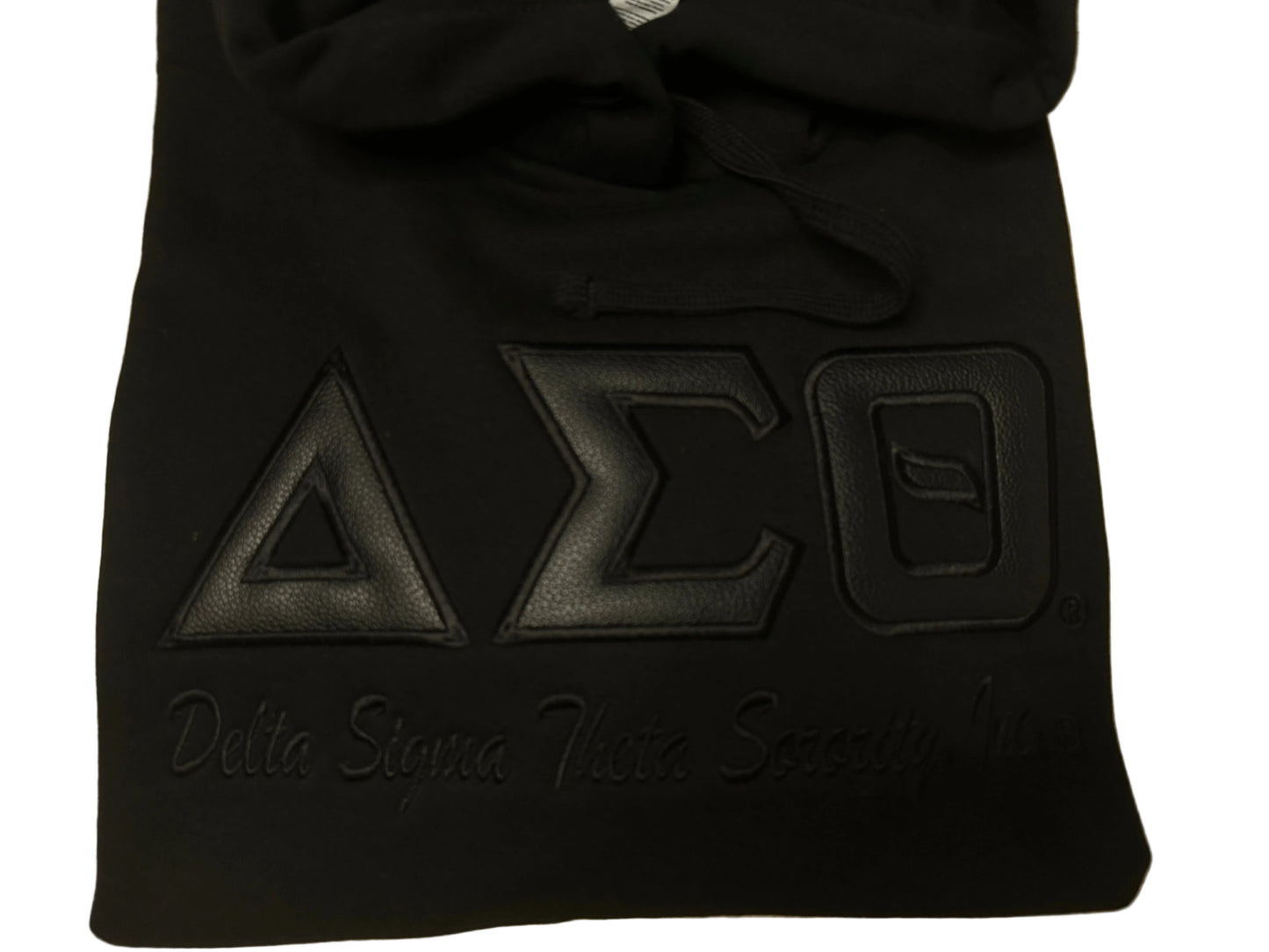 DST Leather Monochrome Ladies Crewneck Sweatshirt