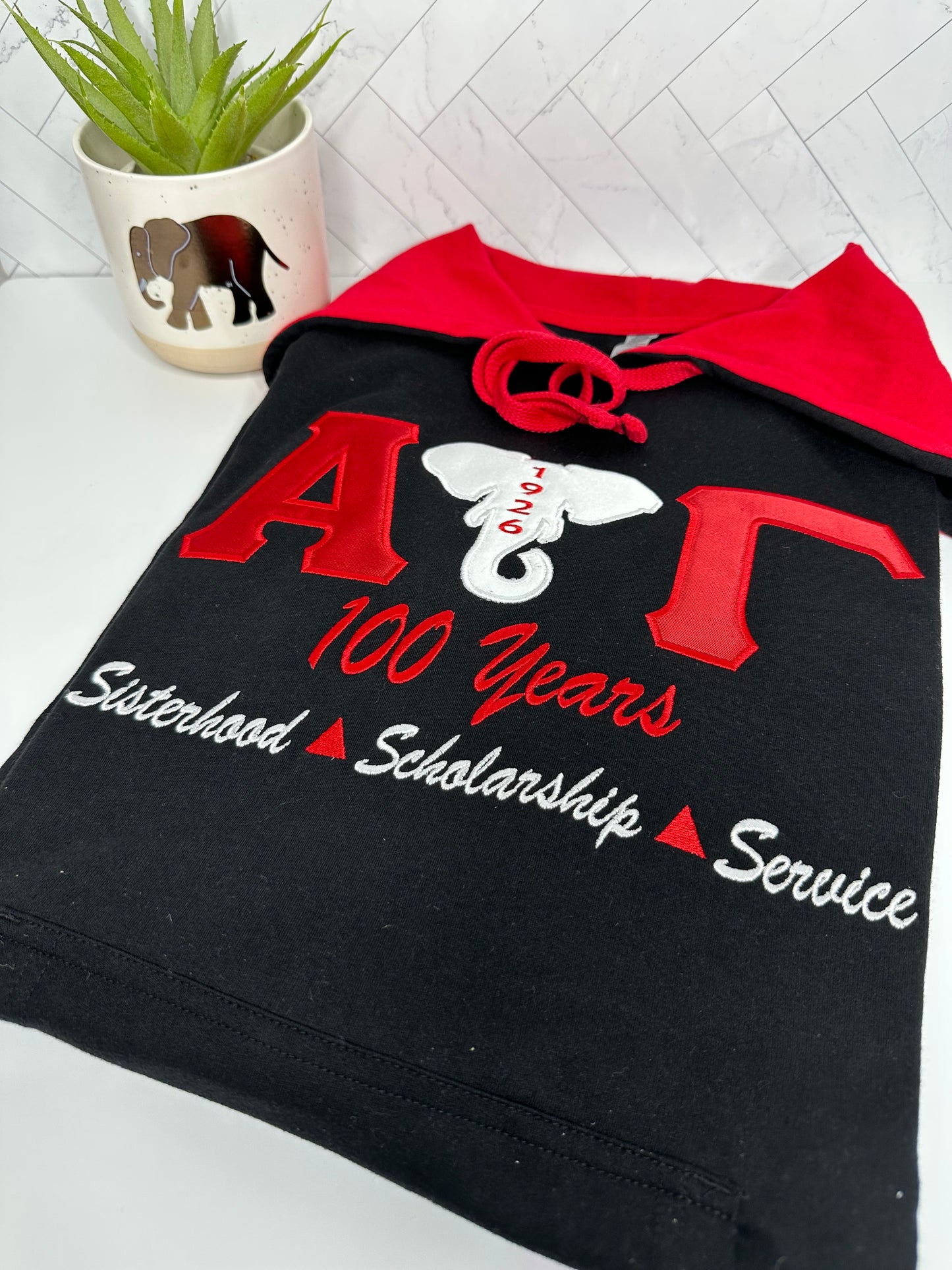Alpha Gamma 100 Years Lightweight Hoodie
