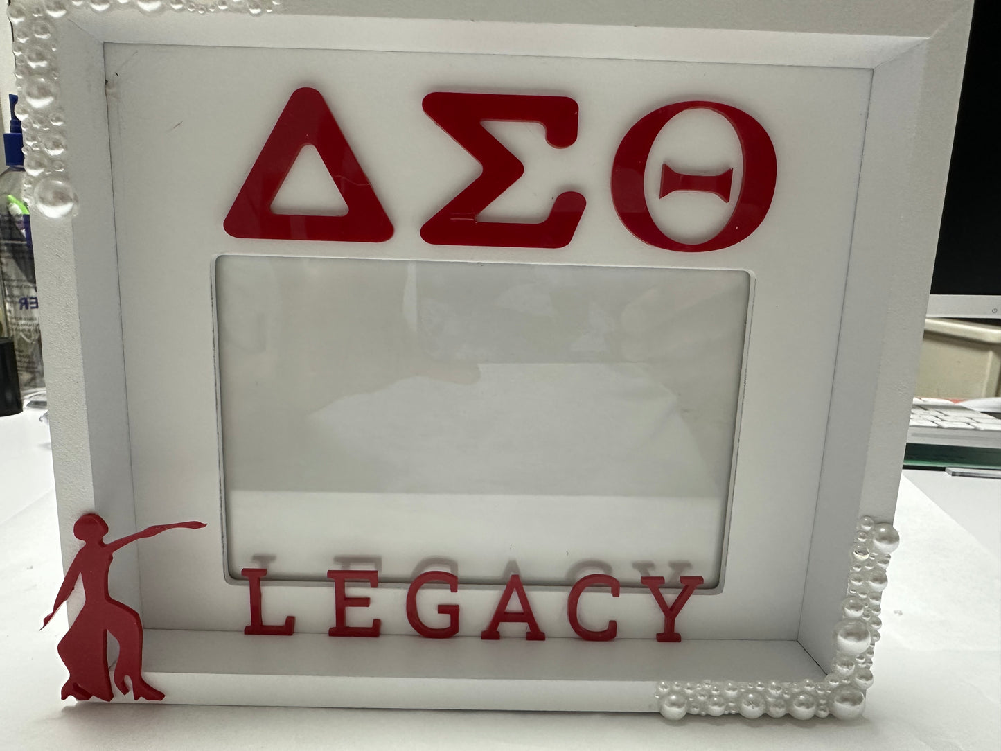 Delta Sigma Theta Sorority, Inc. – Custom Pearl Frame 5x7