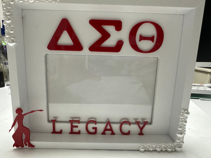 Delta Sigma Theta Sorority, Inc. – Custom Pearl Frame 5x7