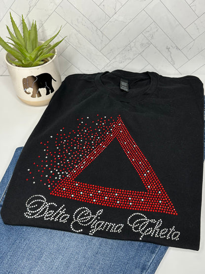 DST Pyramid Bling Ladies T-Shirt