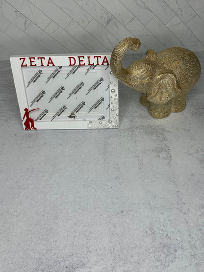 Delta Sigma Theta Sorority, Inc. – Custom Pearl Frame 5x7