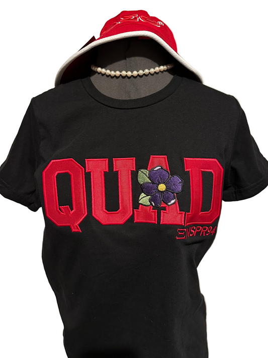Quad - Violet on black