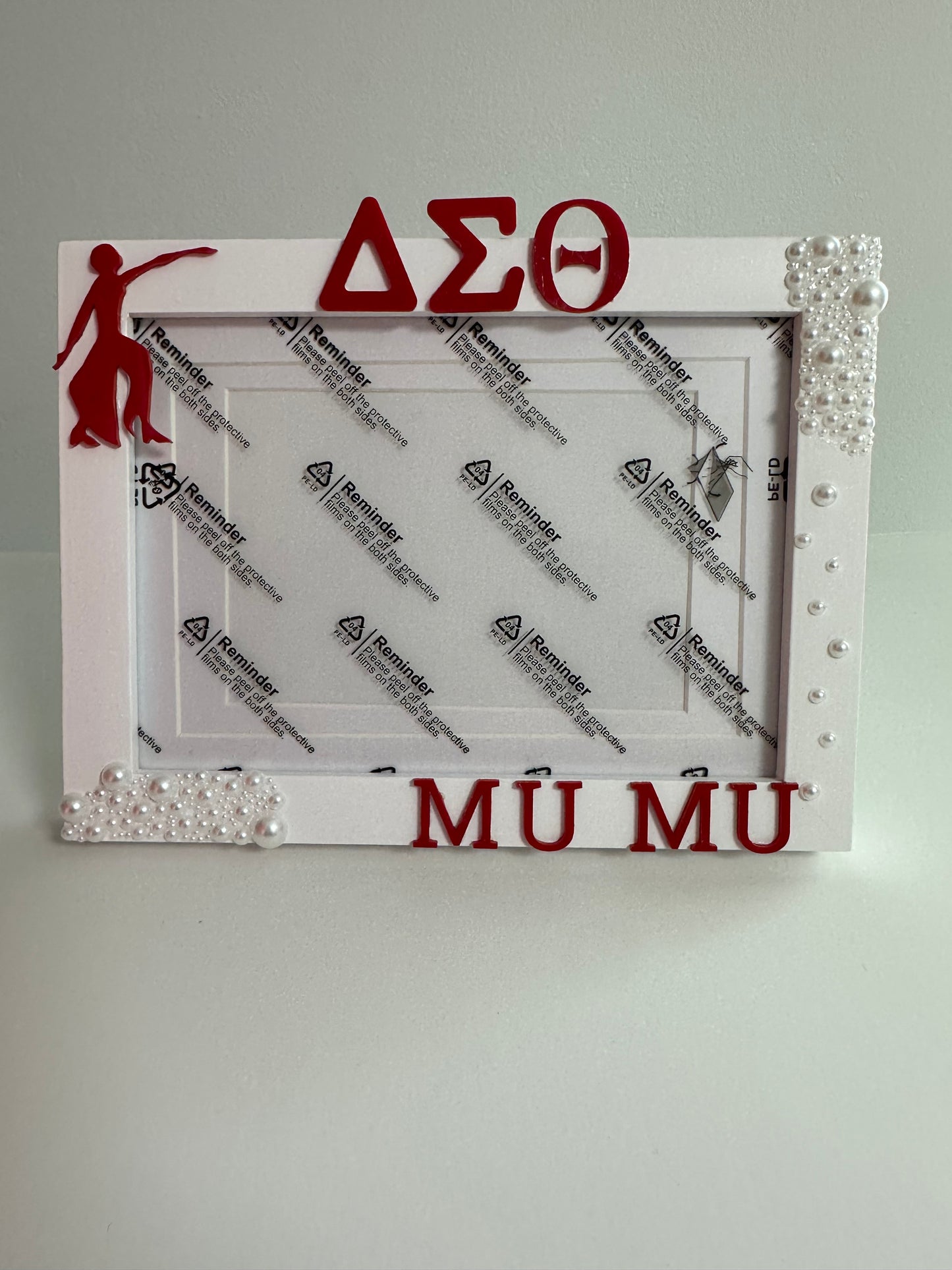 Delta Sigma Theta Sorority, Inc. – Custom Pearl Frame 5x7