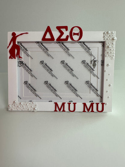 Delta Sigma Theta Sorority, Inc. – Custom Pearl Frame 5x7