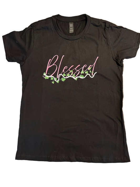Pink & Green Blessed (DTF)