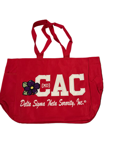 Sorority Large Tote Bag (customized with your chapter)