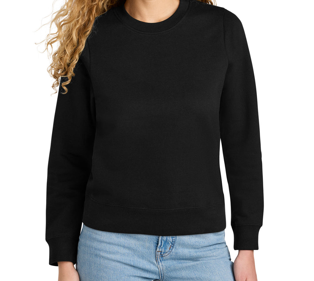 DST Custom Chapter Cream Monochrome Ladies Crewneck Pullover