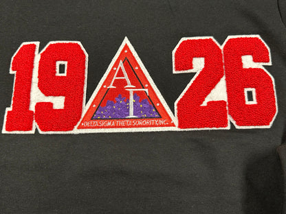 Chenille 1926 Alpha Gamma Patch Sweatshirt