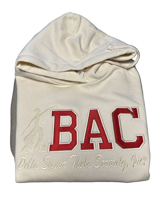 Chapter Modest Crop Hoodie with Lady of Fortitude