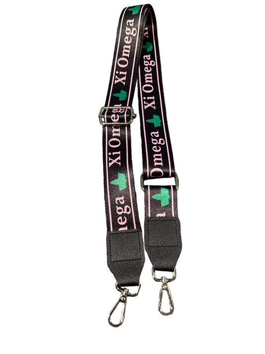 Xi Omega Woven Purse Strap