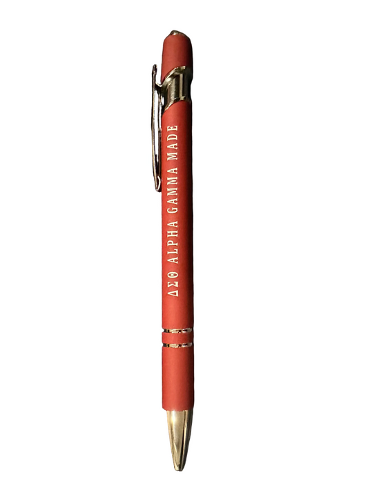 Alpha Gamma Made Crimson Pen