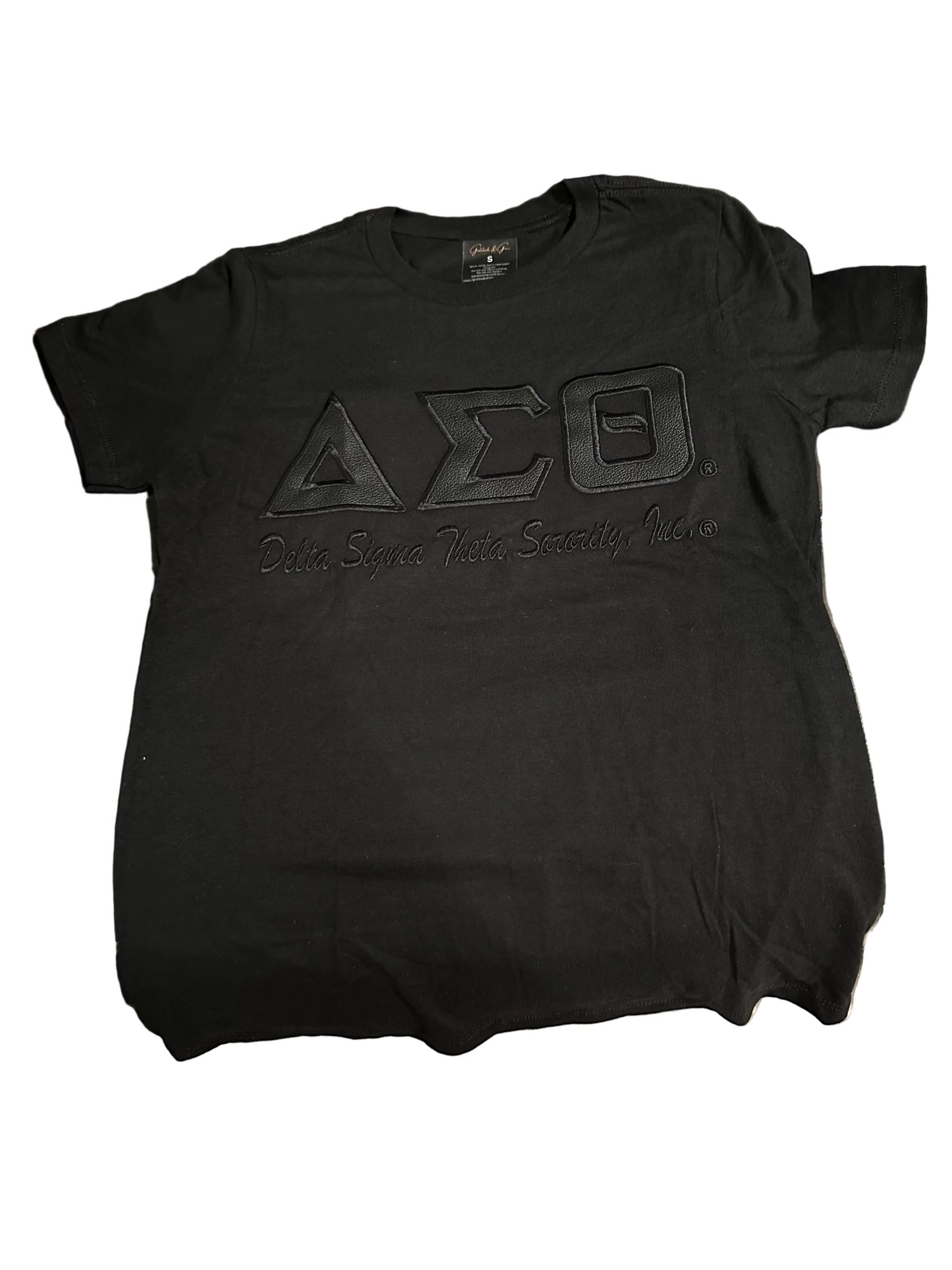 Monochrome DST Vegan Leather Ladies T-shirt
