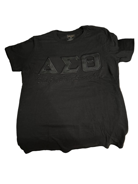 Monochrome DST Vegan Leather Ladies T-shirt