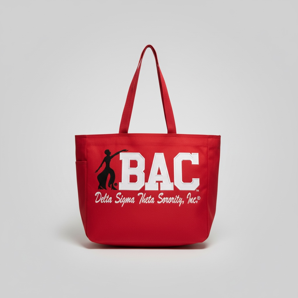 Sorority Large Tote Bag (customized with your chapter)