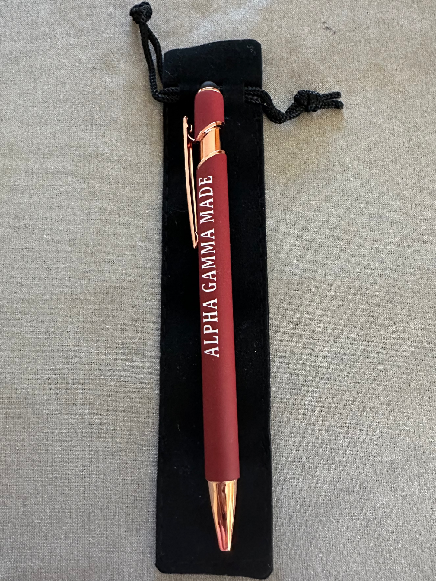 Alpha Gamma Crimson Pen