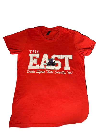 The East Ladies Embroidered T-shirt